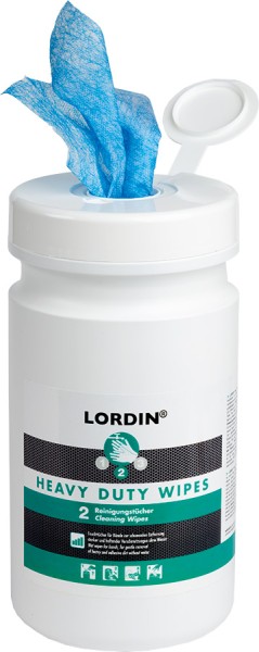 Greven LORDIN Heavy Duty Handreinigungstücher, starke Verschmutzungen, 80 Stück