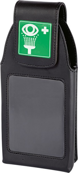 Kunstleder Holster mit Clip für Tobin-Pocket Augenspülflasche