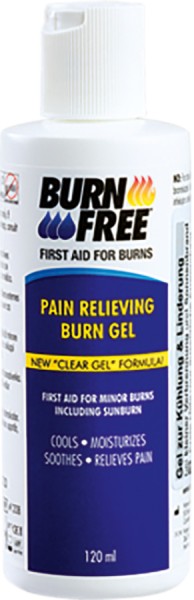 Hydrogel BURNFREE 120 ml sterile, natürliche Brandpflege