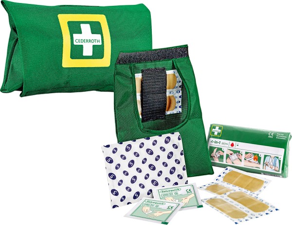 CEDERROTH Erste-Hilfe-Etui Small Nylon mit Verband und Pflastern
