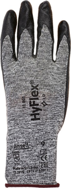 Ansell HyFlex 11-801 Antistatische Schutzhandschuhe, silikonfrei