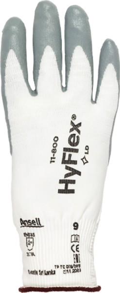 Antistatische ANSELL HyFlex Schutzhandschuhe, silikonfrei, weiss