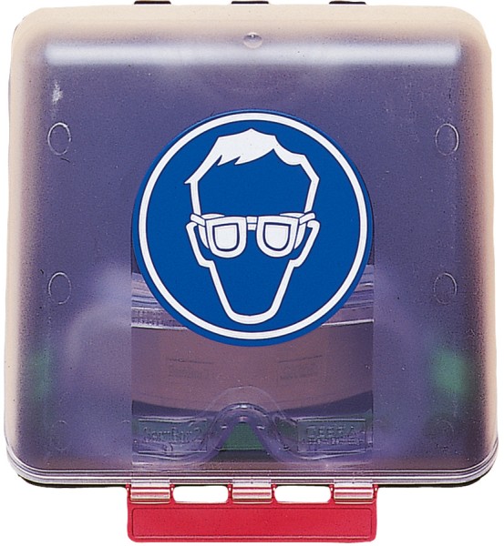 Aufbewahrungsbox GEBRA SECUBOX MIDI mit Schutzbrillen-Symbol