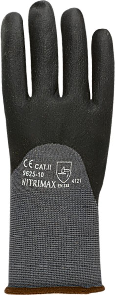 Resista Nitrimax Schutzhandschuhe grau, genoppte Nitril-Beschichtung