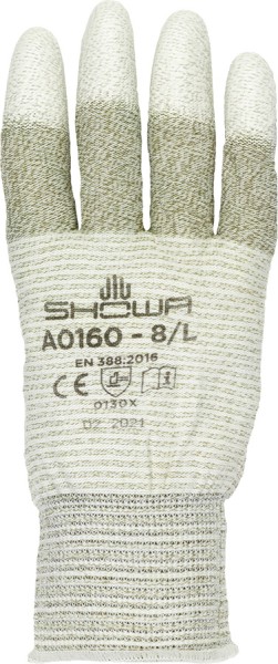 Leichte antistatische Schutzhandschuhe SHOWA Nylon/Acryl, PU-beschichtet