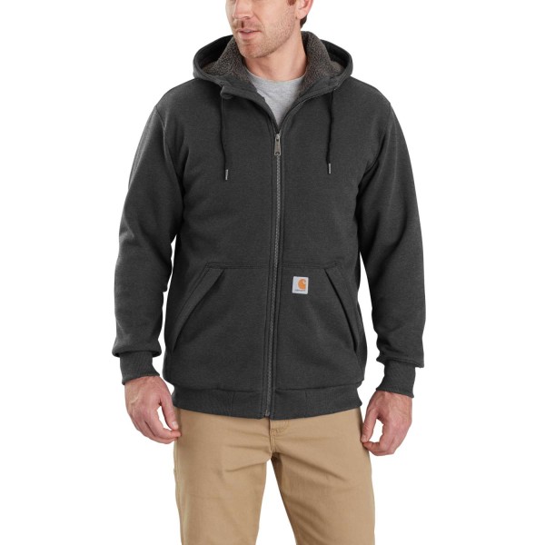 Rain Defender™ Relaxed Fit Midweight Sherpa-Lined Full-Zip Sweatshirt