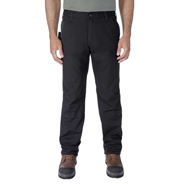 Relaxed Straight Steel Rugged Flex™ Ripstop Double-Front Dungaree