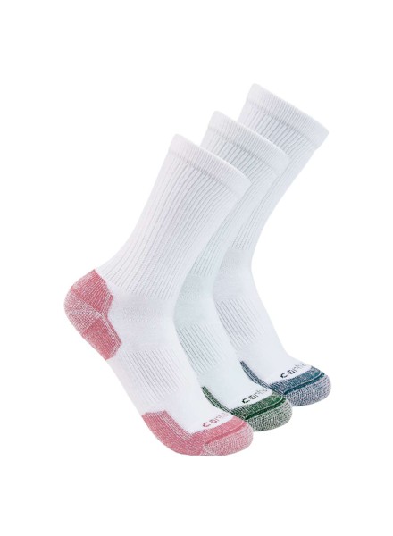 Midweight Cotton Blend Crew Sock 3 Pair