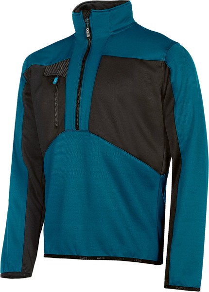 SYNQ Jumpshot Sweatshirt petrolblau schwarz recyceltes Polyester